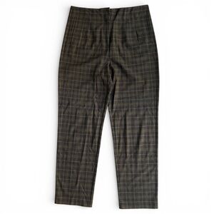 Margaret O’Leary Women’s Plaid Pants Size Large Brown Business Irish Heritage